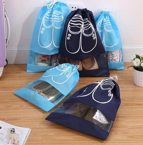

6pc closet organizer drawstring bag shoe storage bag travel luggage organizer shoe wardrobe