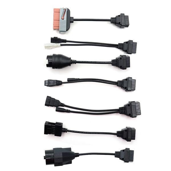 OBD2 OBDII Cabo de carro Ferramenta de diagnóstico Conecte Cabo 8 PCs Cabos de Carros