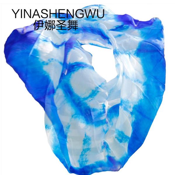 

silk veils women 100% dance veils handmade natural silk belly dance props, Black;red