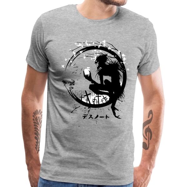 

тенниска мужчины death note death god косой t shirt плюс размер summer ткань япония аниме тройники убийца игры спорта с капюшоном толстовка