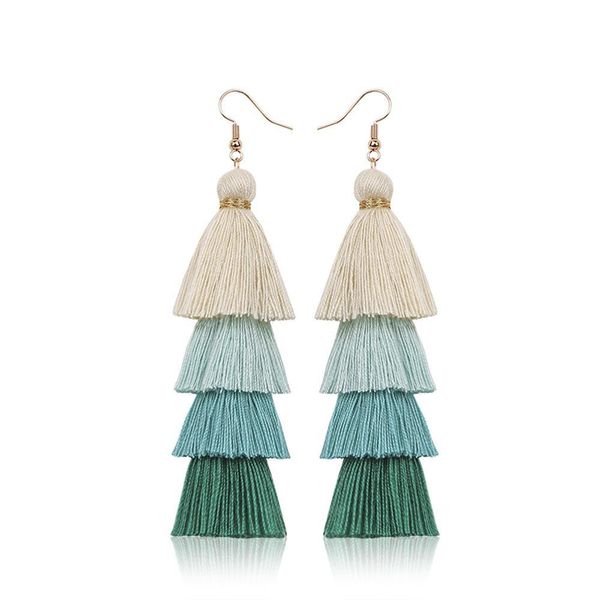 

1pair fashion tower layer tassel earrings diy jewelry garment decorative accessories craft tassels female personality decoration h jllmxo