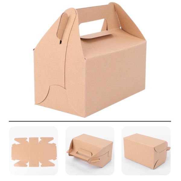 

gift wrap 12pcs baking cake boxes packaging organizers cases (as shown)
