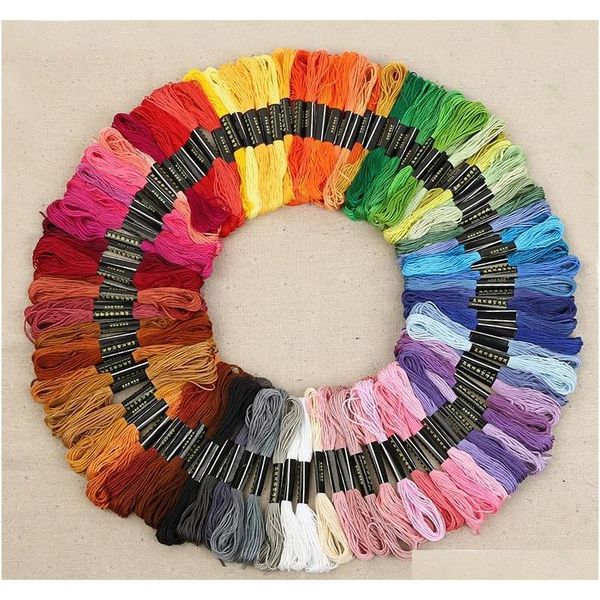 

8.7 yard embroidery thread cross stitch thread floss cxc similar dmc 447 co qylptr tore2010