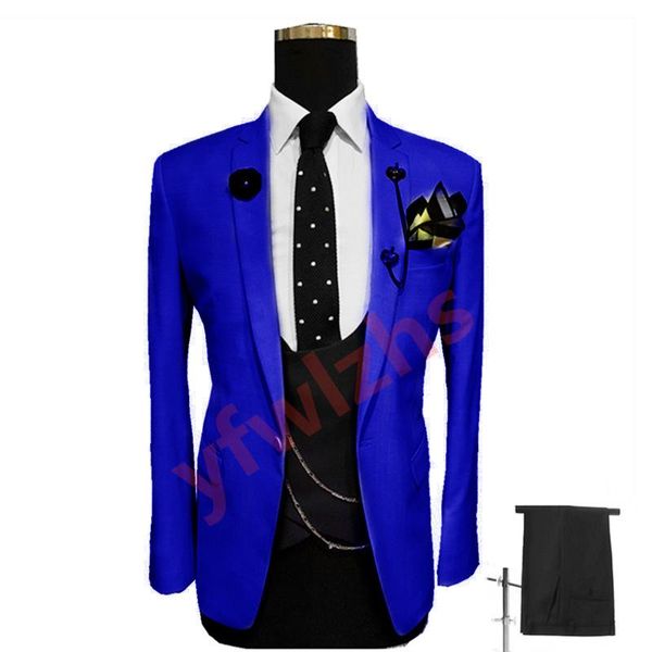 

men's suits & blazers handsome one button groomsmen notch lapel groom tuxedos men wedding/prom blazer ( jacket+pants+vest+tie) b398, White;black
