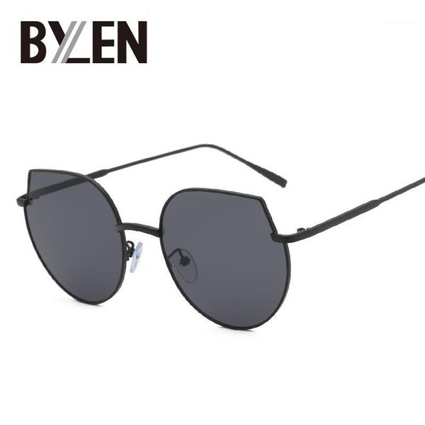 

sunglasses cat eye women vintage round sunglass metal frame shades retro designer cateye sun glasses ladies1, White;black