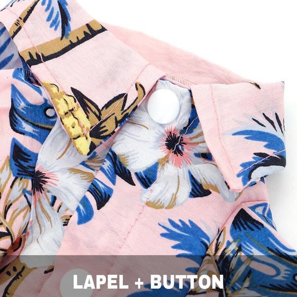 

summer dog cat shirts clothes hawaii beach pet puppy clothes vest floral pet t-shirt clothing for small large dog c sqcbmf