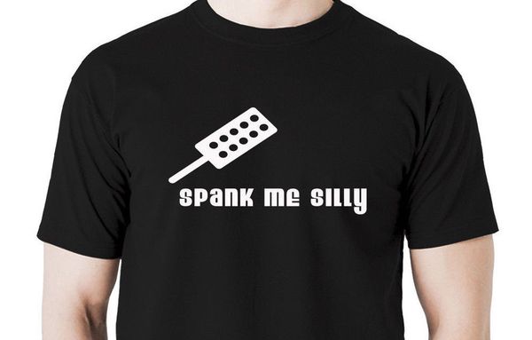 

sport 2019 new men's spank me silly t shirt whip paddle punish discipline whip paddle spank otk tee shirt