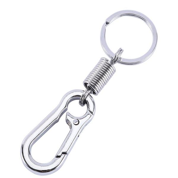 

30pcs stainless steel metal retractable gourd buckle carabiner camping keychain waist belt clip anti-lost hanging buckle jllhgx