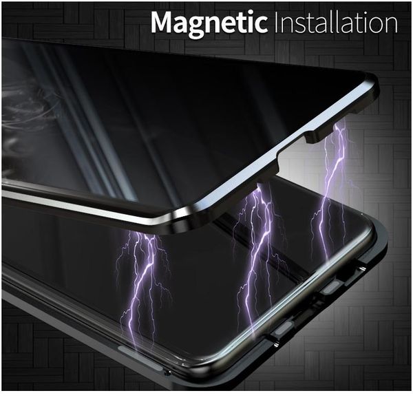 

360 privacy anti-peep magnetic case for samsung galaxy s20 ultra s10 e s9 s8 plus note 20 10 9 8 jllnih