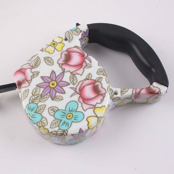 

5m 12 colors pet lead retractable leash walking leads automatic one-handed lock dog traction rope leashes for medium 6 nc0cd