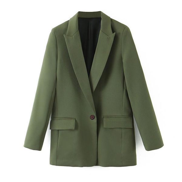

women's blazer female long sleeve one button suit jacket female casual office lady formal blazer women's coat, White;black