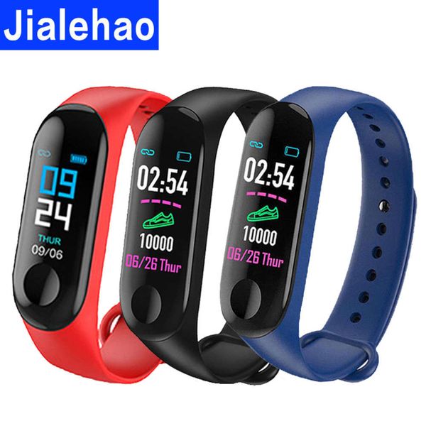 

intelligent waterproof sports watch, bluetooth, heart rate and blood prsure control, ips screenjk