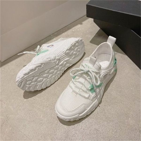

new autumn 2021 classic chunky women's rents-up fashion comfortable breathable white woman shoes 35-40 27bg, Black