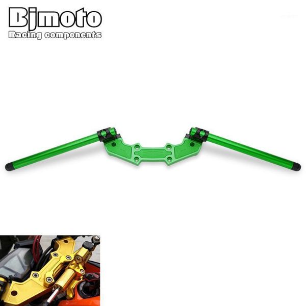 

handlebars bjmoto motorbike fork tube clip on for z800 2013-2021 motorcycle motified handle bar riser racing handlebar1