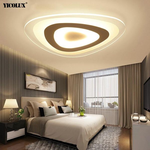 

ultrathin surface mounted modern led chandelier lights for living room bedroom hallway balcony indoor lighting lustres de sala
