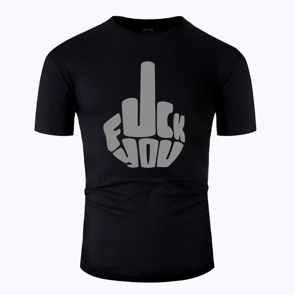 

cool text middle finger line art cotton men and summer short sleeve designed casual m01095 hoodie designers t shirts sweatshirt