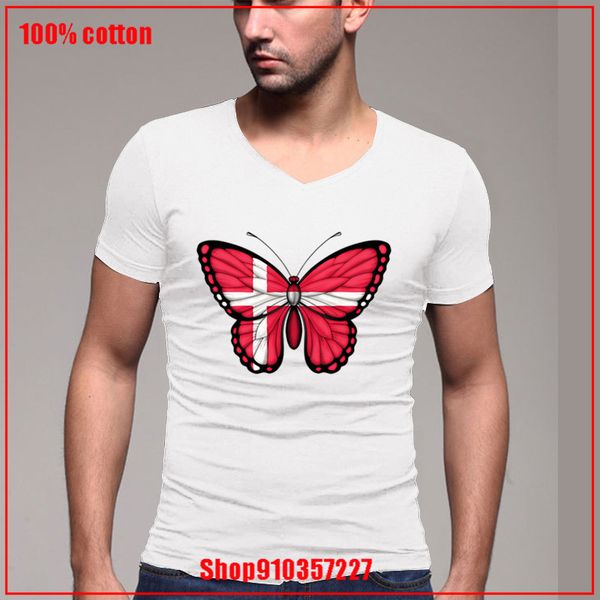 

danish flag butterfly v neck t shirt color diversified mens summer tee t shirt men classic casual fashion sport hooded sweatshirt hoodie