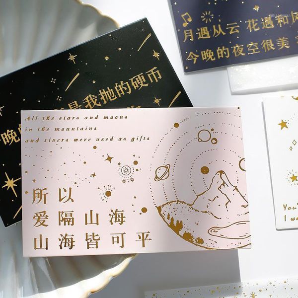 

creative stamping greeting card envelope set series blessing message letter paper envelopes school office stationery supply1