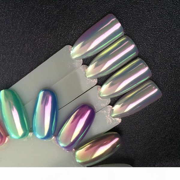 

glitter wholesale aurora neon pigment mermaid powder unicorn chameleon mirror chrome rainbow nail art manicure for gel nail polish, Silver;gold