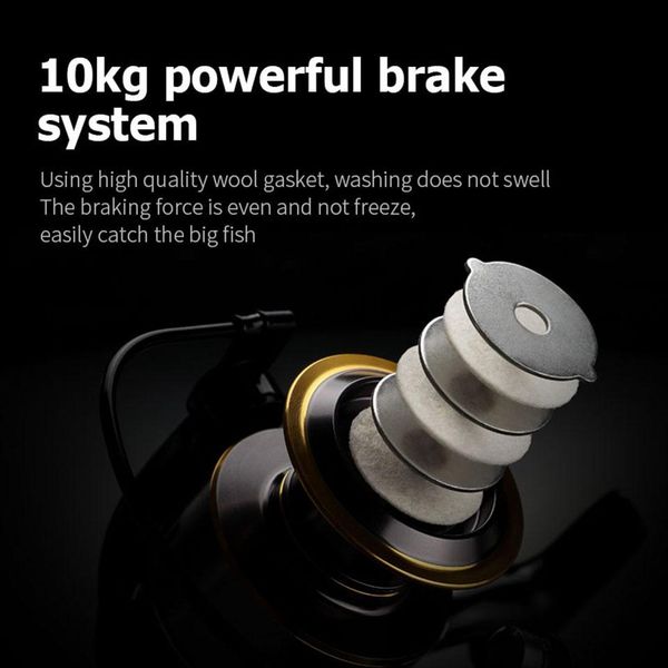 

2020new рыбалка reel he1000-7000 5,2: 1 metal spool body rocker 10кг макс drag spinning reel saltwater рыболовные принадлежности wmtnfr yyco