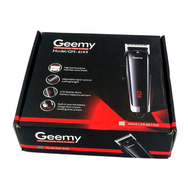 

cordless professional hair clipper barber adjustable hair trimmer for men electric hair cutter machine 100-240v rechargeable