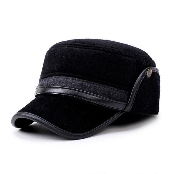 

winter ear protection newsboy cap woolen cloth hat men retro women caps casual classic gatsby flat hats wmtabz yyysports, Black;white