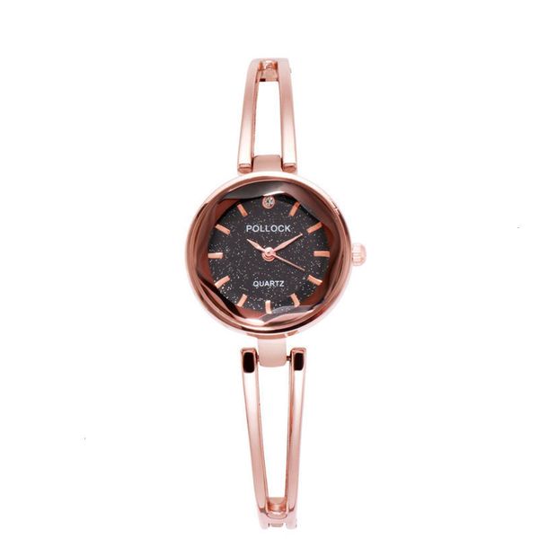 

new korean bracelet steel band women's watch fashionable and small, female student's watch fresh and versatile women's quartz, Slivery;brown
