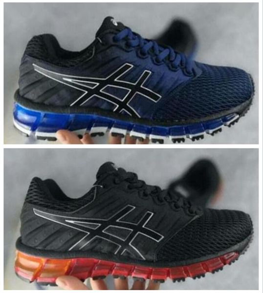

2020 new qiusneaker buffer running shoes t6g6n-3901 wholesale original men women sport sneaker shoes, Black