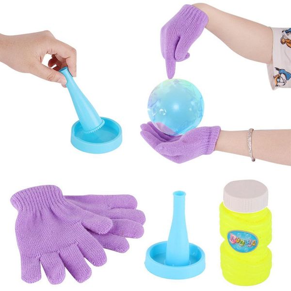 

4шт magic bubble set hand made safe палм пузыри с пузырем перчатки tray solution воздуходувка для indoor outdoor wmtnsu otsweet