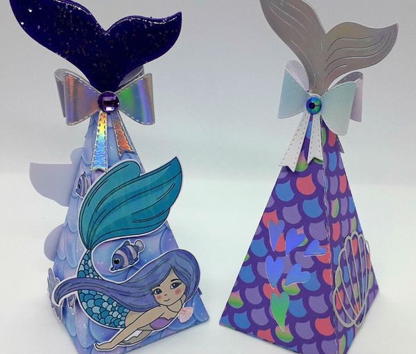 

die cut metal cutting die mermaid gift treat box shell scrapbook paper craft handmade card punch art cutter die cut alinacraft 1019