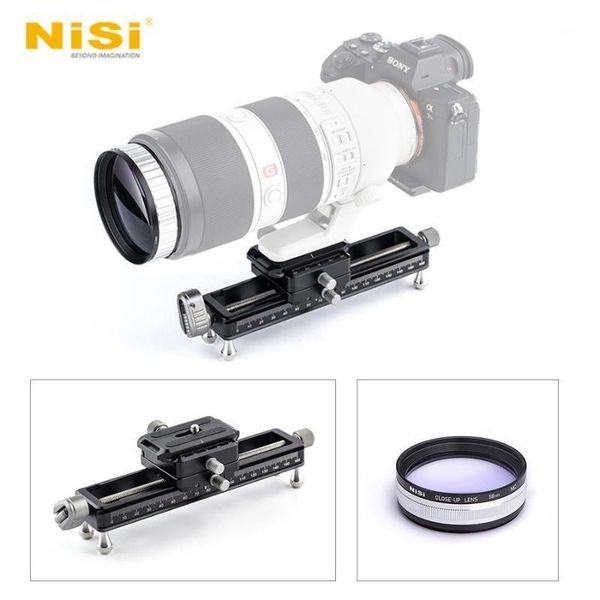 

lighting & studio accessories nisi nm-180 macro focusing rail slider with quick release plate camera gimbal bracket guide 58mm close up lens