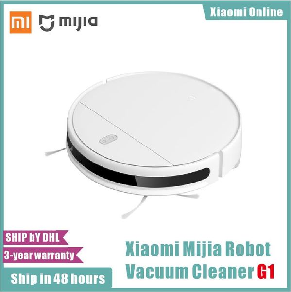 

2020 mijia robot vacuum cleaner g1 automatic dust sterilize app smart control sweeping mopping cleaner mjstg1 for mi home