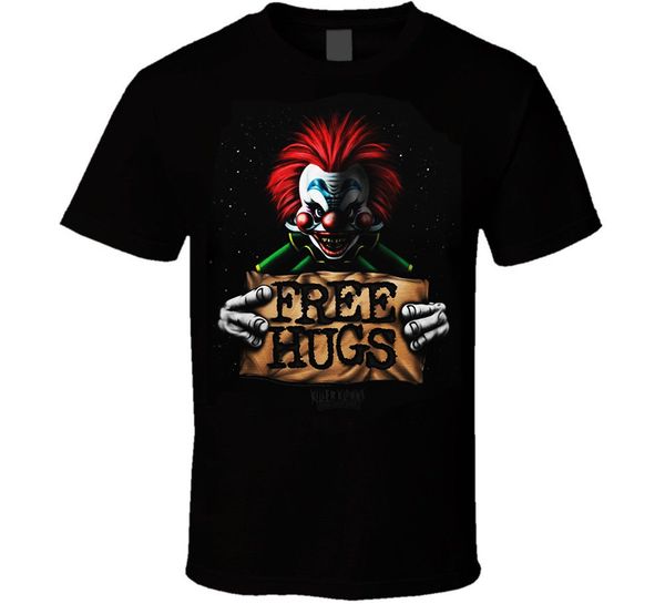 

killer klowns from outer space official hugs horror clowns prin man short sleeve sport hooded sweatshirt hoodie t shirt