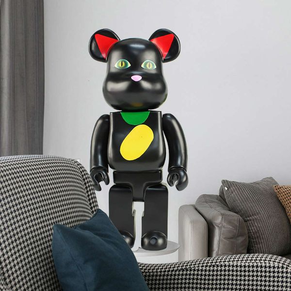 

block bearbrock violent bear white building model diy material coloring hand made toy ornament gift