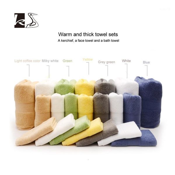 

towel set include 1 bath ,1 face and kerchief,cotton use for households el1