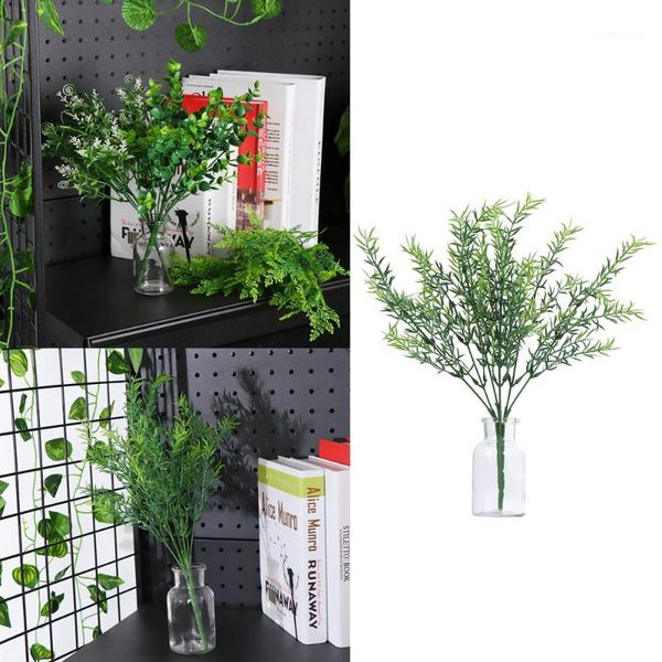 

decorative flowers & wreaths 1pc fashion artificial plastic grass plant fake flower potted quality direct sold by factory home decor1