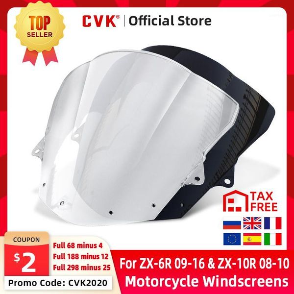 

cvk windshield windscreen air wind deflector for zx6r 2009 2011 2012 2013 2014 2020 2020 zx10r 2008 2010 zx 6r 10r1