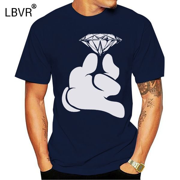

mens short-sleeve diamond cartoon hand t-shirt sport hooded sweatshirt hoodie