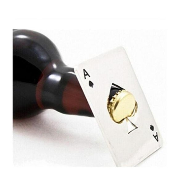 

new stylish 1pc poker playing card ace of spades bar tool soda beer bottle cap o wmtvwg homes2007
