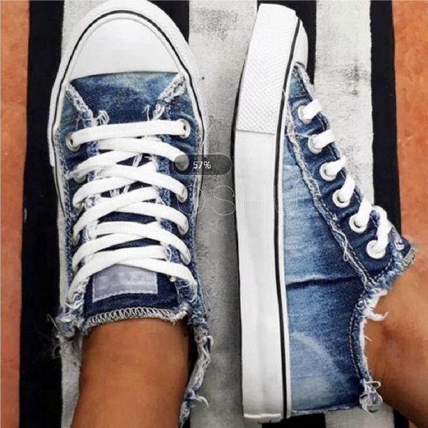 

trendy sneakers women denim casual shoes tenis canvas shoes trainers female basket femme vulcanize shoes y200801, Black