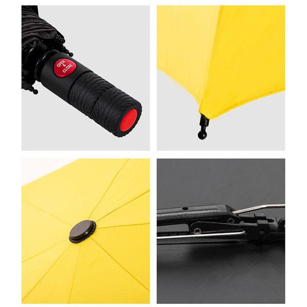 

new full matic business umbrella three folding male female parasol umbrella rain women windproof luxury umbrella men qyliam mywjqq