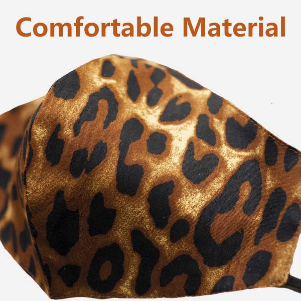 

art design white cotton print face mouth cover