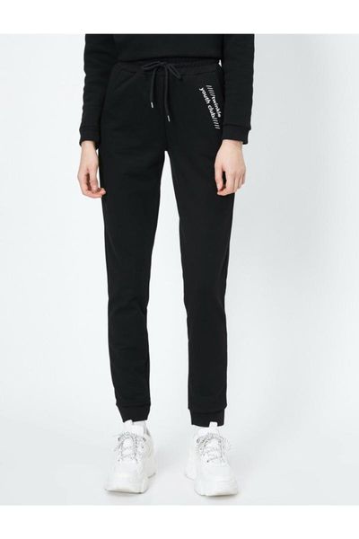 

koton women black printed track suit six 0 yal48022ik, Black;blue