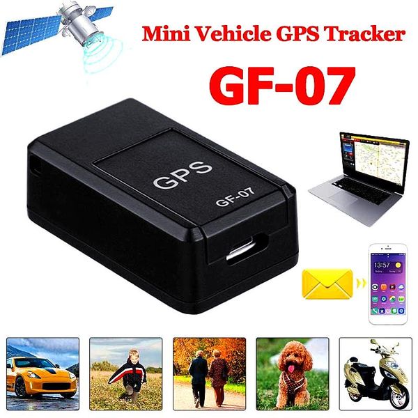 GF07 Mini localizzatore magnetico per auto GPS Localizzatore di localizzazione in tempo reale Dispositivo Localizzatore GPS magnetico Localizzatore di veicoli in tempo reale