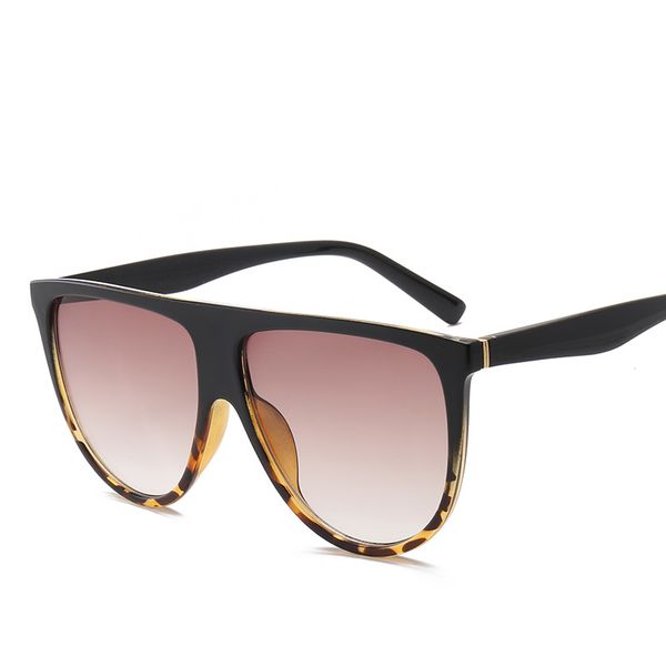 

fashion sunglasses 2019 sunglasses luxury big half frame uv400 vintage sun glasses retro eyewear for driving female, White;black