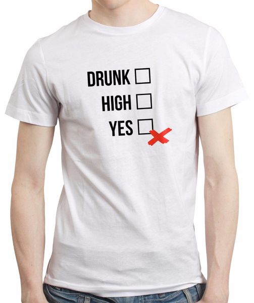 

summer t shirt order drunk high yes funny party club event pub beer tee shirt custom printed t shirts sport hooded sweatshirt hoodie