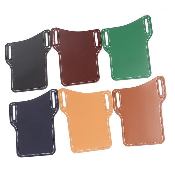 

men waist bag props leather purse phone wallet cellphone loop holster case belt1