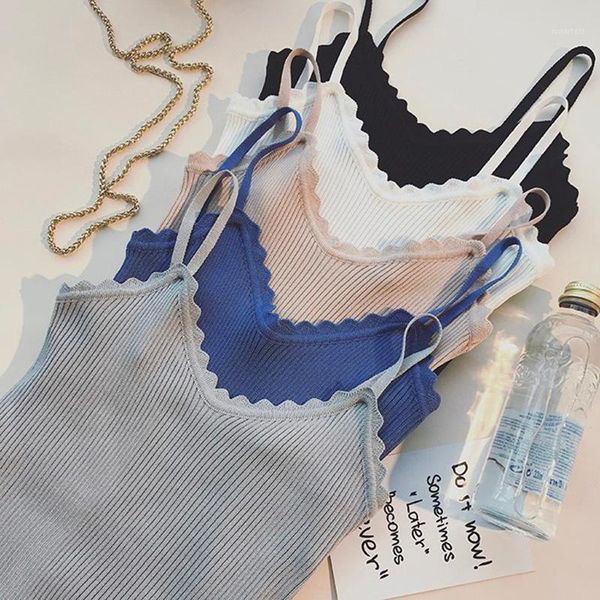 

knitted tank women ruched strapless short cute sweet v neck tank blusa solid camis beige fitness sweater camisole1, White