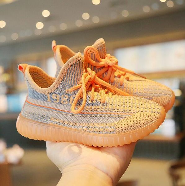 

2020 spring boys girls fashion sneakers baby toddler little kids leather trainers children school sport shoes soft running shoes bbynlq, Black