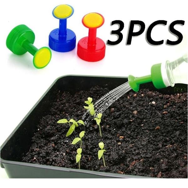 

3pcs gardening plant watering attachment spray-head soft drink bottle water can waterers seedling irrigation e wmtgca